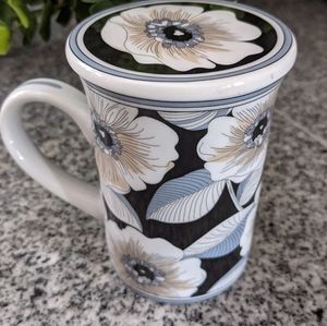 Vera Bradley " Tea for one" floral mug.
